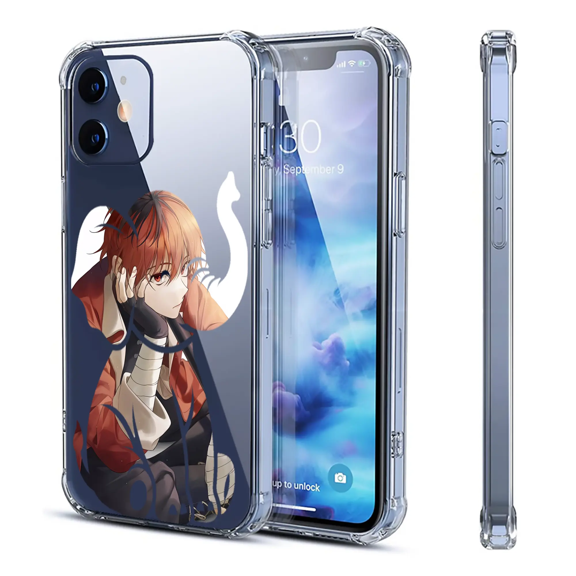 葬送のフリーレン（Frieren） グッズ,シュタルク（Stark） - IPhone 12シリーズ対応 ・ 透明スマホケース ・ クリアソフトケース ・ TPU素材 ・ 耐衝撃 ・ 高密着 ・ 防汚 防指紋 ・ 簡単着脱